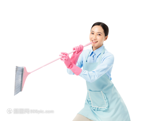 家政服務(wù)女性掃地
